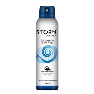Чоловічий дезодорант-антиперспірант для тіла STORM Extreme Breeze, 150 мл 282676 фото