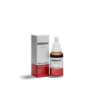 Відлущувальна червона сироватка для обличчя з AHA-BHA-PHA кислотами BEBAK Bebak Pharma, 30 мл 241506 фото