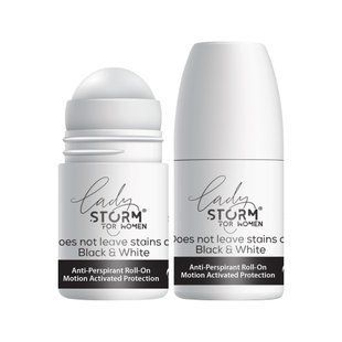 Жіночий роликовий дезодорант-антиперспірант LADY STORM Invisible Black, 50 мл 282622 фото