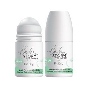 Жіночий роликовий дезодорант-антиперспірант LADY STORM Fit Dry, 50 мл 282625 фото