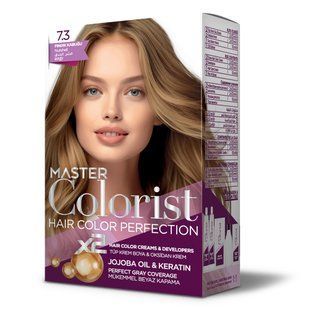 Фарба для волосся Master Colorist 7.3 Лісовий горіх, 2x50 мл+2x50 мл+10 мл 302337 фото