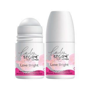 Жіночий роликовий дезодорант-антиперспірант LADY STORM Love Bright, 50 мл 282624 фото